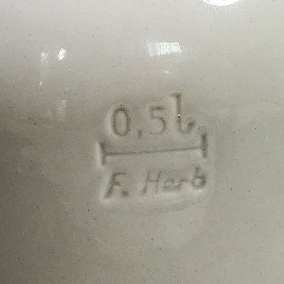 Vintage F. Herb Stadtbrauerei Spalt 1538 Beer Stein Mug 0.5L Ceramic 5.75'' Tall - Picture 7 of 9